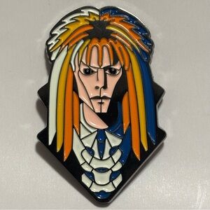 David Bowie Jareth Goblin King Labyrinth Movie Enamel Pin